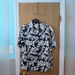 H&M Blue and White Casual Button Down Shirt Mens Medium (Or Better Offer)